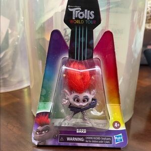 Hasbro Trolls World Tour Barb Figure - Red and Black